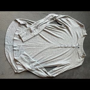 Aerie long sleeve with buttons